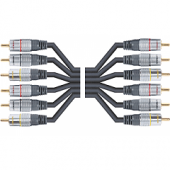 Кабель 6 RCA / 6 RCA 0.5 м Luxmann (451-111-6) от магазина Клуб Велход